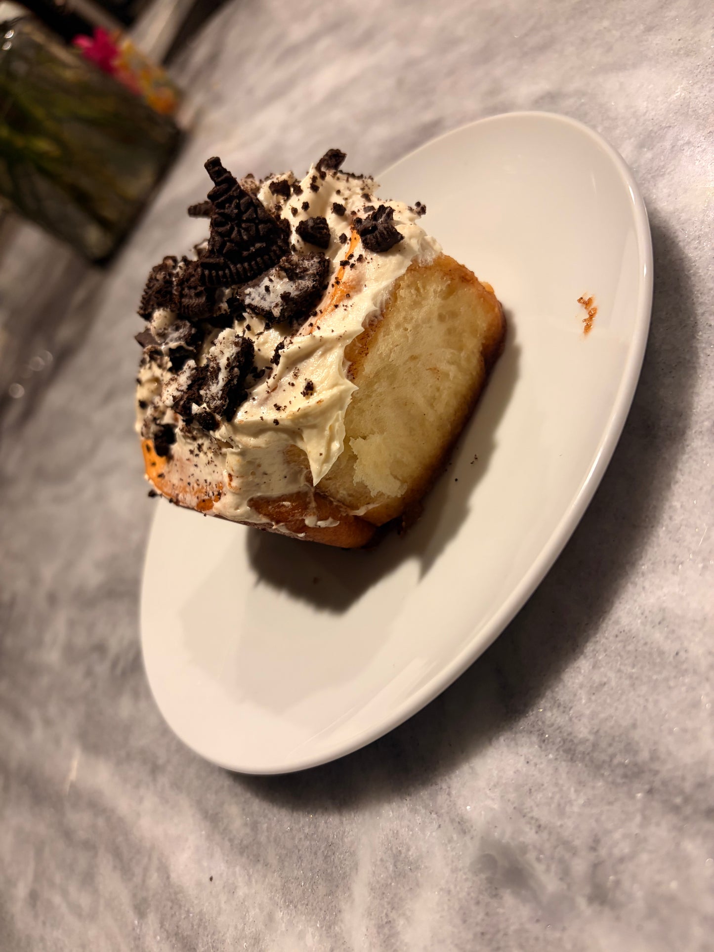 Cookies & Cream Cinnamon Roll