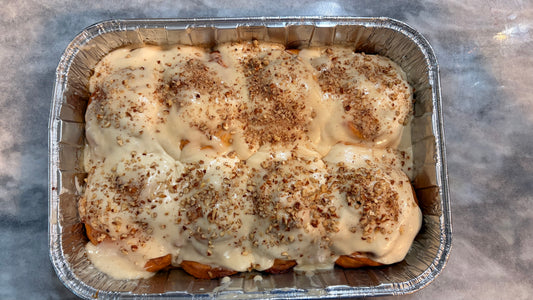 Maple Pecan Cinnamon Roll