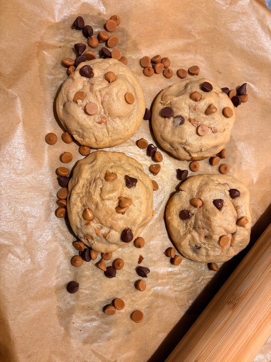 Peanut butter chocolate chip cookies